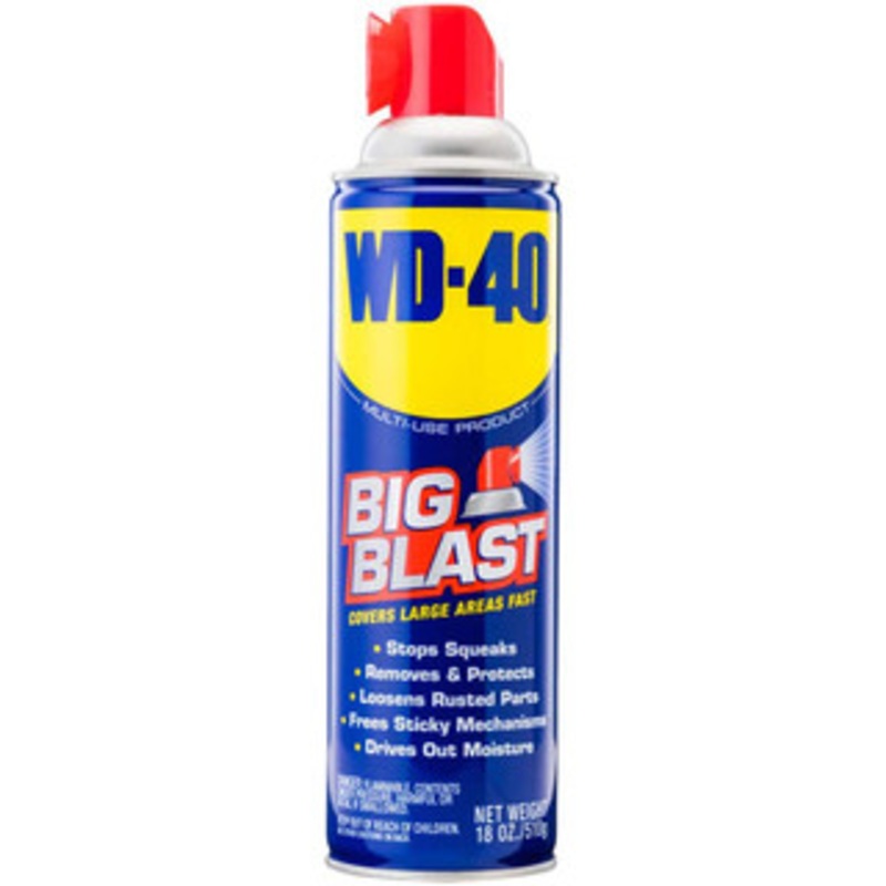 WD-40 18 oz Multi-Use Product with Big-Blast Spray Liquid, Stop Squeaks ...