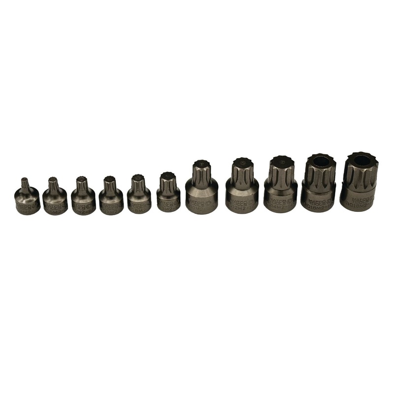 Universal Square Driver Set 11 PIECE 1/4