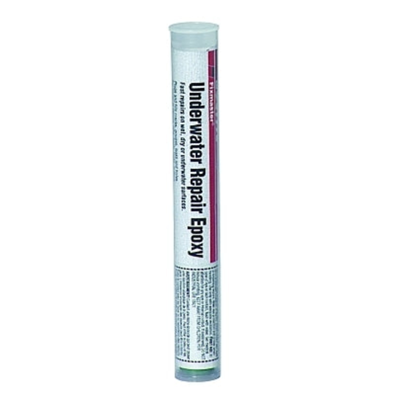 Fixmaster Underwater Repair Epoxy, 4 oz, Stick, Green/White - Heavy ...